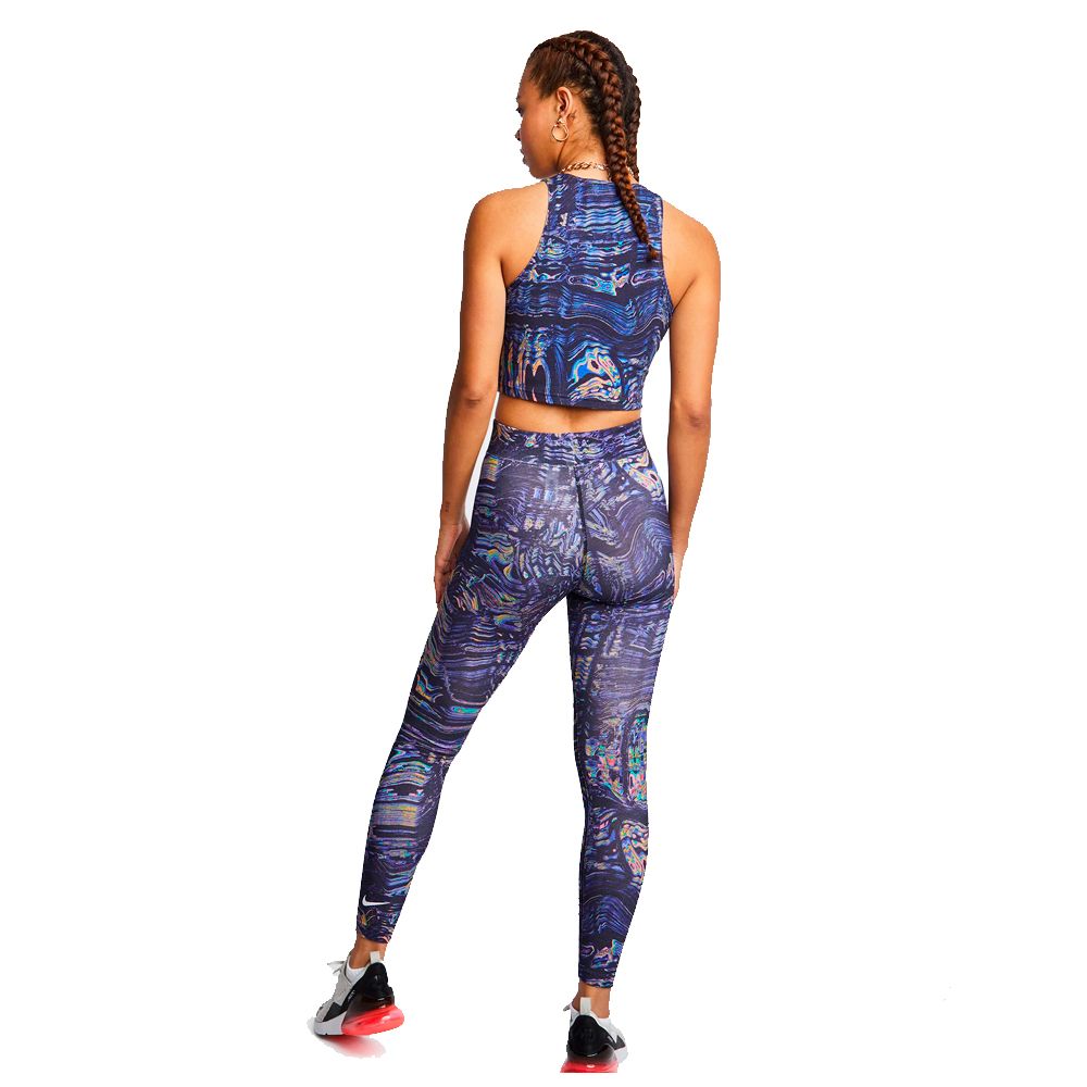 Mallas nike mujer azul on sale