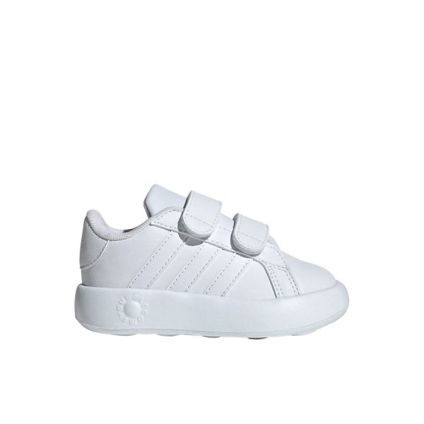 ZAPATILLAS SIN CORDONES BEBE ADIDAS GRAND COURT 2.0 BLANCAS