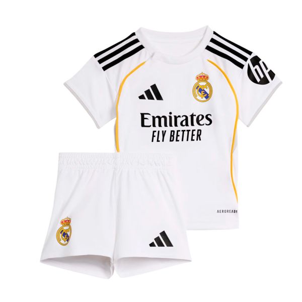 EQUIPACION BABY ADIDAS REAL MADRID LOCAL 2025-2026