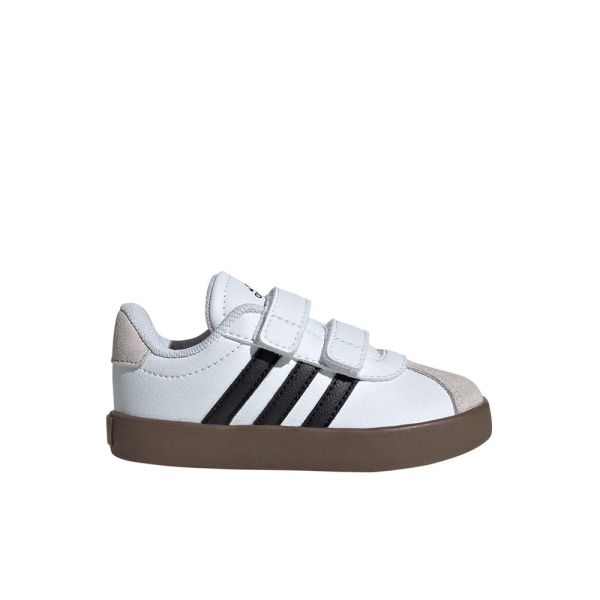 ZAPATILLAS SIN CORDONES BEBE ADIDAS VL COURT 3.0 BLANCAS