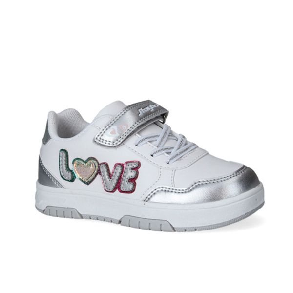 ZAPATILLAS SIN CORDONES NIÑA J'HAYBER CHIPA BLANCAS