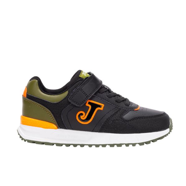 ZAPATILLAS SIN CORDONES NIÑO JOMA TORNADO NEGRO