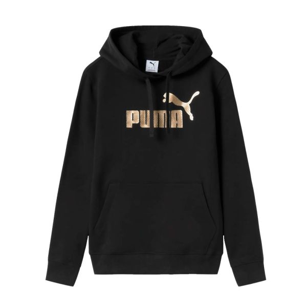 SUDADERA PUMA ESS+ TEXTURED FOIL BIG LOGO MUJER