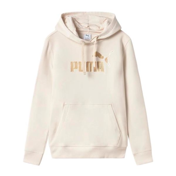 SUDADERA PUMA ESS+ TEXTURED FOIL BIG LOGO MUJER