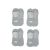 CALCETINES NEW BALANCE LASU6244 INVISIBLE 4P MUJER